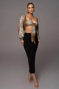 Tiger Behati Front Tie Top