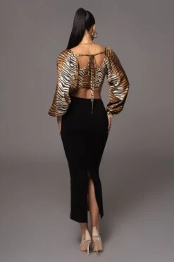 Tiger Behati Front Tie Top -Lady Clothing Store PRODUCT APR112023 90