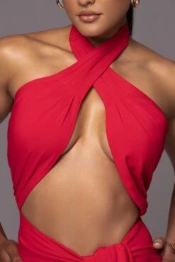 Red Sahara Dress -Lady Clothing Store PRODUCT APR112023 ASAP 12