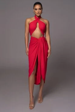Red Sahara Dress -Lady Clothing Store PRODUCT APR112023 ASAP 2
