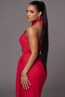 Red Sahara Dress -Lady Clothing Store PRODUCT APR112023 ASAP 7