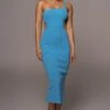 Blue Ruth One Shoulder Dress 2 Blue Ruth One Shoulder Dress -Lady Clothing Store PRODUCT APR152022 112