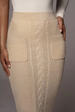 Cream Missy Cable Sweater Midi Skirt -Lady Clothing Store PRODUCT APR82020 53 e436fb3f 5347 4b42 b2ca 1201bdf461f3