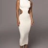 Ivory Til Sunrise Midi Dress