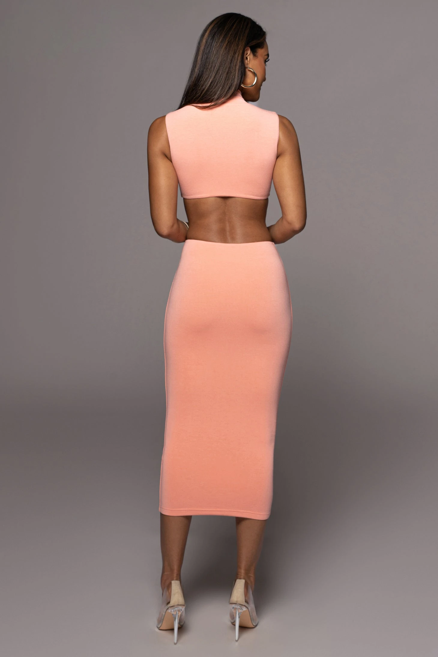 Peach Til Sunrise Midi Dress 4 Peach Til Sunrise Midi Dress - Image 2