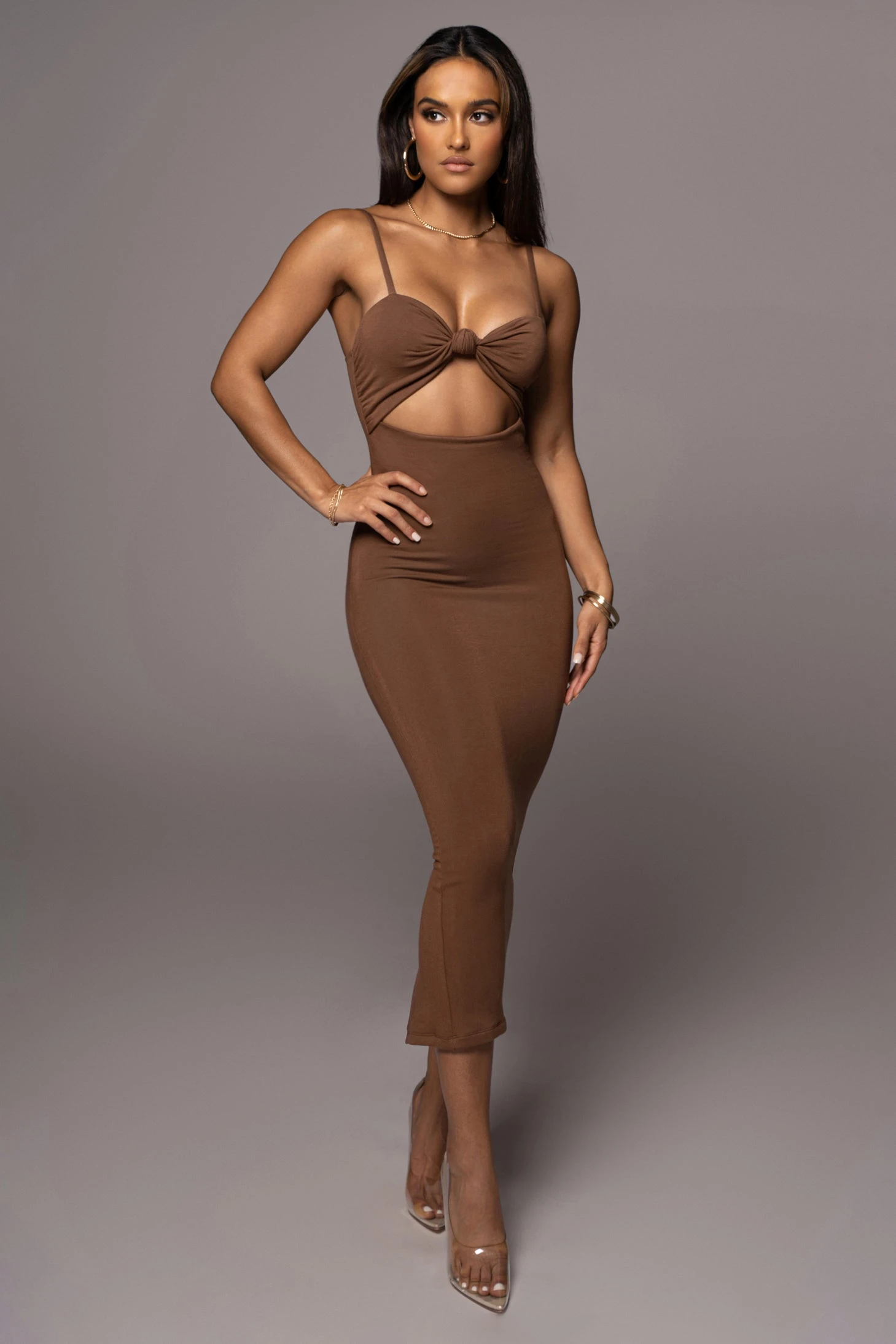 Chocolate Midnight Memories Midi Dress 11 Chocolate Midnight Memories Midi Dress - Image 9