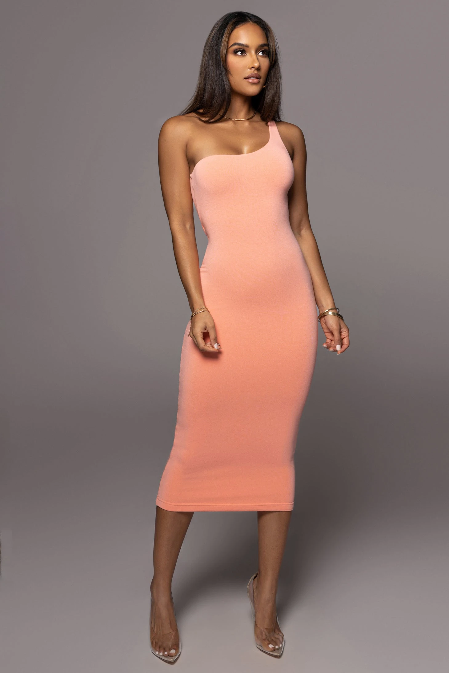 Peach Zuzanna Cutout Dress 6 Peach Zuzanna Cutout Dress - Image 4