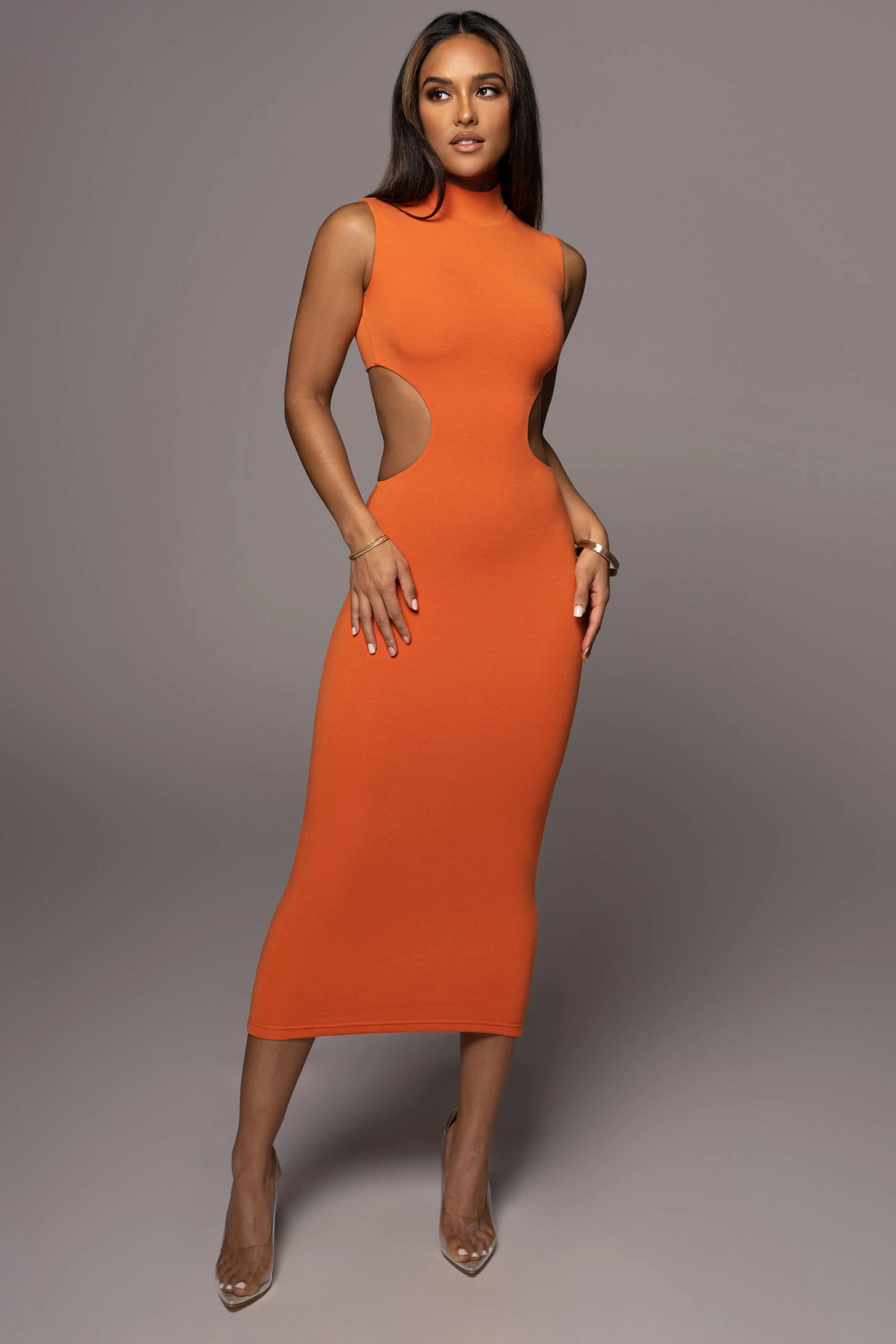 Orange Til Sunrise Midi Dress 3 Orange Til Sunrise Midi Dress