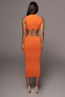 Orange Til Sunrise Midi Dress 20 Orange Til Sunrise Midi Dress -Lady Clothing Store PRODUCT AUG102022 95