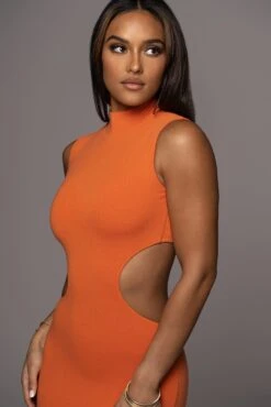 Orange Til Sunrise Midi Dress 18 Orange Til Sunrise Midi Dress -Lady Clothing Store PRODUCT AUG102022 96