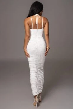 White Elite Mesh Maxi Dress -Lady Clothing Store PRODUCT AUG152023 ASAP 16