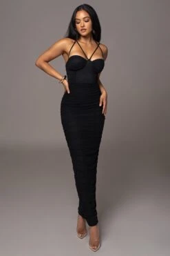 Black Elite Mesh Maxi Dress 15 Black Elite Mesh Maxi Dress -Lady Clothing Store PRODUCT AUG152023 ASAP 2
