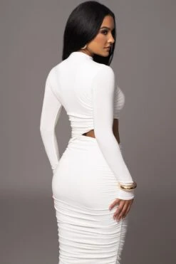 Ivory Clear Skies Mock Neck Dress 21 Ivory Clear Skies Mock Neck Dress -Lady Clothing Store PRODUCT AUG152023 ASAP 38