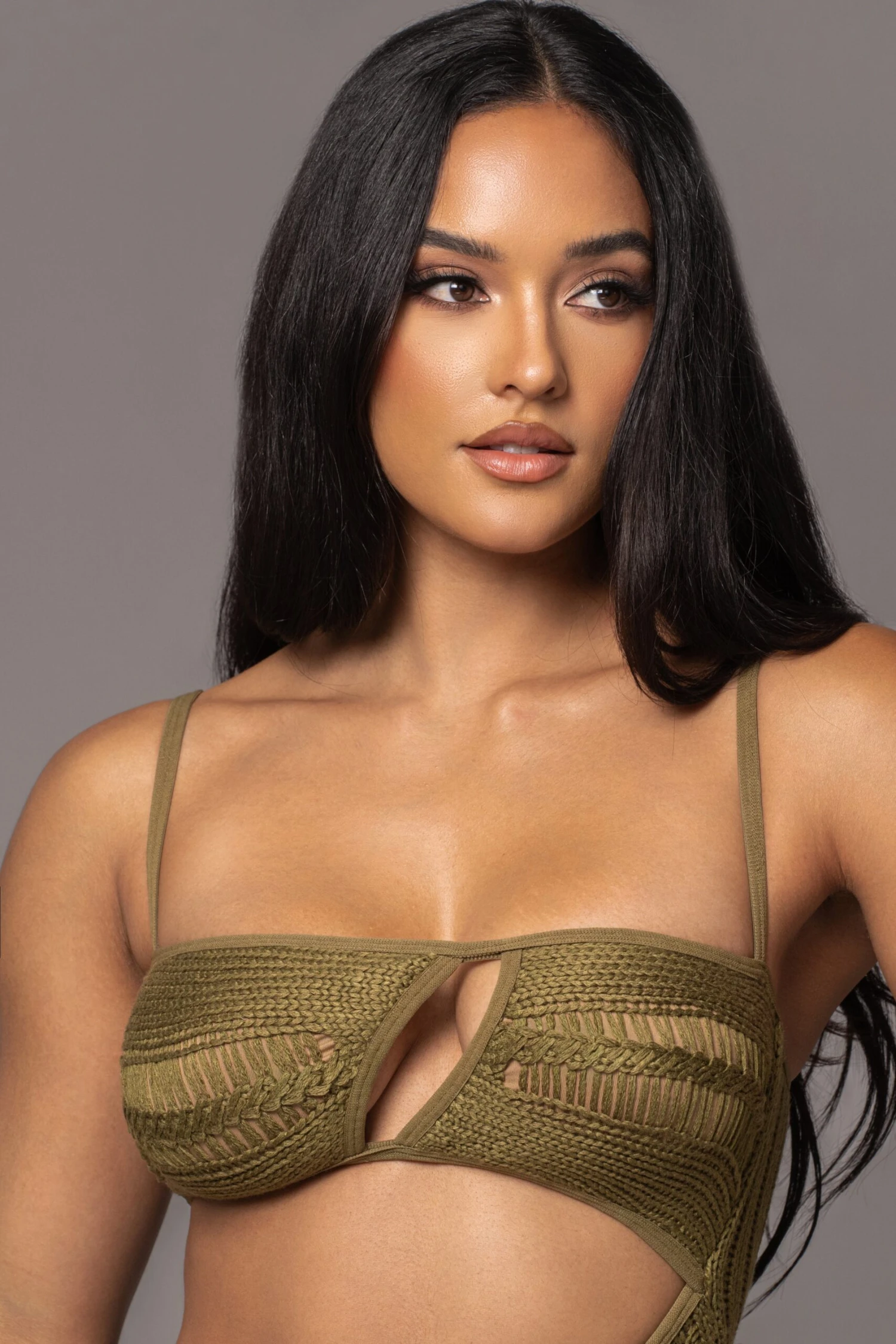 Olive Coastal Escape Dress 8 Olive Coastal Escape Dress - Image 6