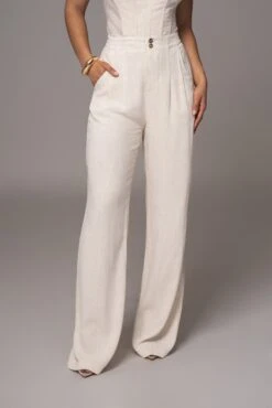 Beige Thea Linen Pants -Lady Clothing Store PRODUCT AUG152023 AUGDROP2 32