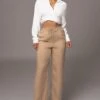 Tan Nova Nylon Drawstring Pants -Lady Clothing Store PRODUCT AUG152023 AUGDROP2 66