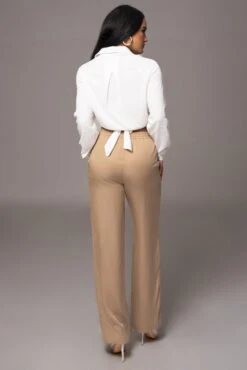 Tan Nova Nylon Drawstring Pants -Lady Clothing Store PRODUCT AUG152023 AUGDROP2 68