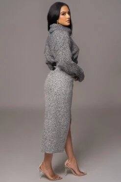 Grey Beginnings Sweater KnitTurtleneck -Lady Clothing Store PRODUCT AUG152023 AUGDROP2 75