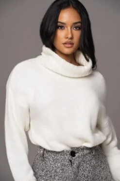 Ivory Beginnings Sweater KnitTurtleneck -Lady Clothing Store PRODUCT AUG152023 AUGDROP2 85