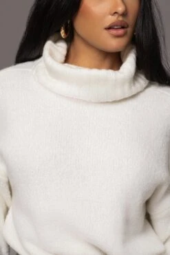 Ivory Beginnings Sweater KnitTurtleneck -Lady Clothing Store PRODUCT AUG152023 AUGDROP2 86