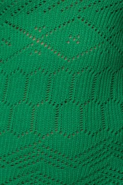 Green Ballari Crochet Knit Maxi Dress -Lady Clothing Store PRODUCT AUG72023 ASAP 13