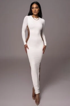 Ivory Break Away Maxi Dress -Lady Clothing Store PRODUCT AUG72023 ASAP 28