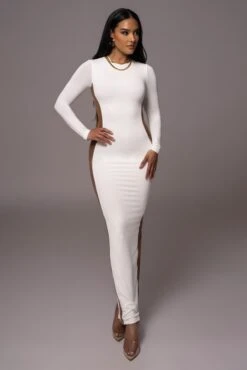 Ivory Break Away Maxi Dress -Lady Clothing Store PRODUCT AUG72023 ASAP 30