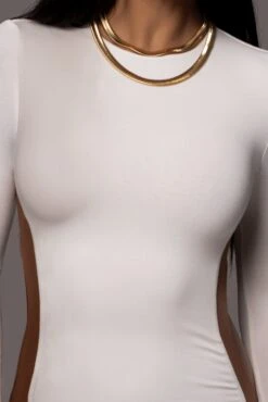 Ivory Break Away Maxi Dress -Lady Clothing Store PRODUCT AUG72023 ASAP 42