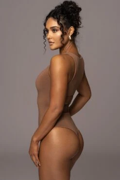 Pecan Brianne Cutout Bodysuit -Lady Clothing Store PRODUCT DEC12022 ASAP 28