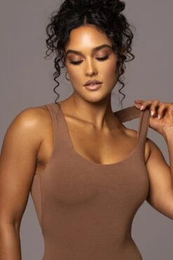 Pecan Brianne Cutout Bodysuit -Lady Clothing Store PRODUCT DEC12022 ASAP 32