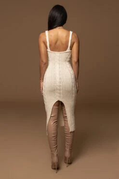 Ivory Daria Sweater Knit Dress -Lady Clothing Store PRODUCT DEC122022 WINTER 140