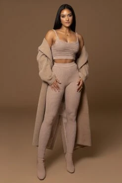 Sand Chelsie Longline Coat -Lady Clothing Store PRODUCT DEC122022 WINTER 152