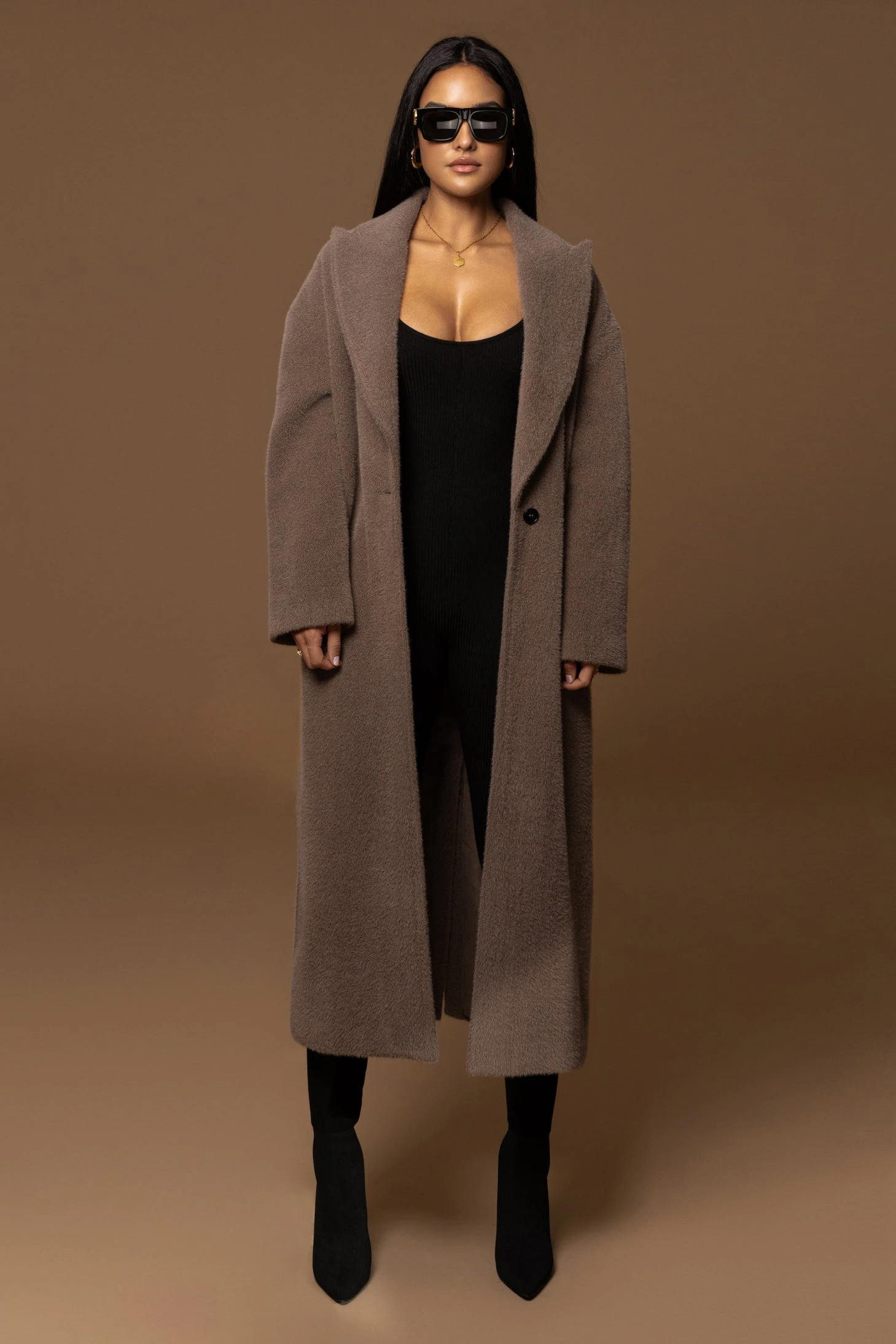 Acorn Chelsie Longline Coat 8 Acorn Chelsie Longline Coat - Image 6
