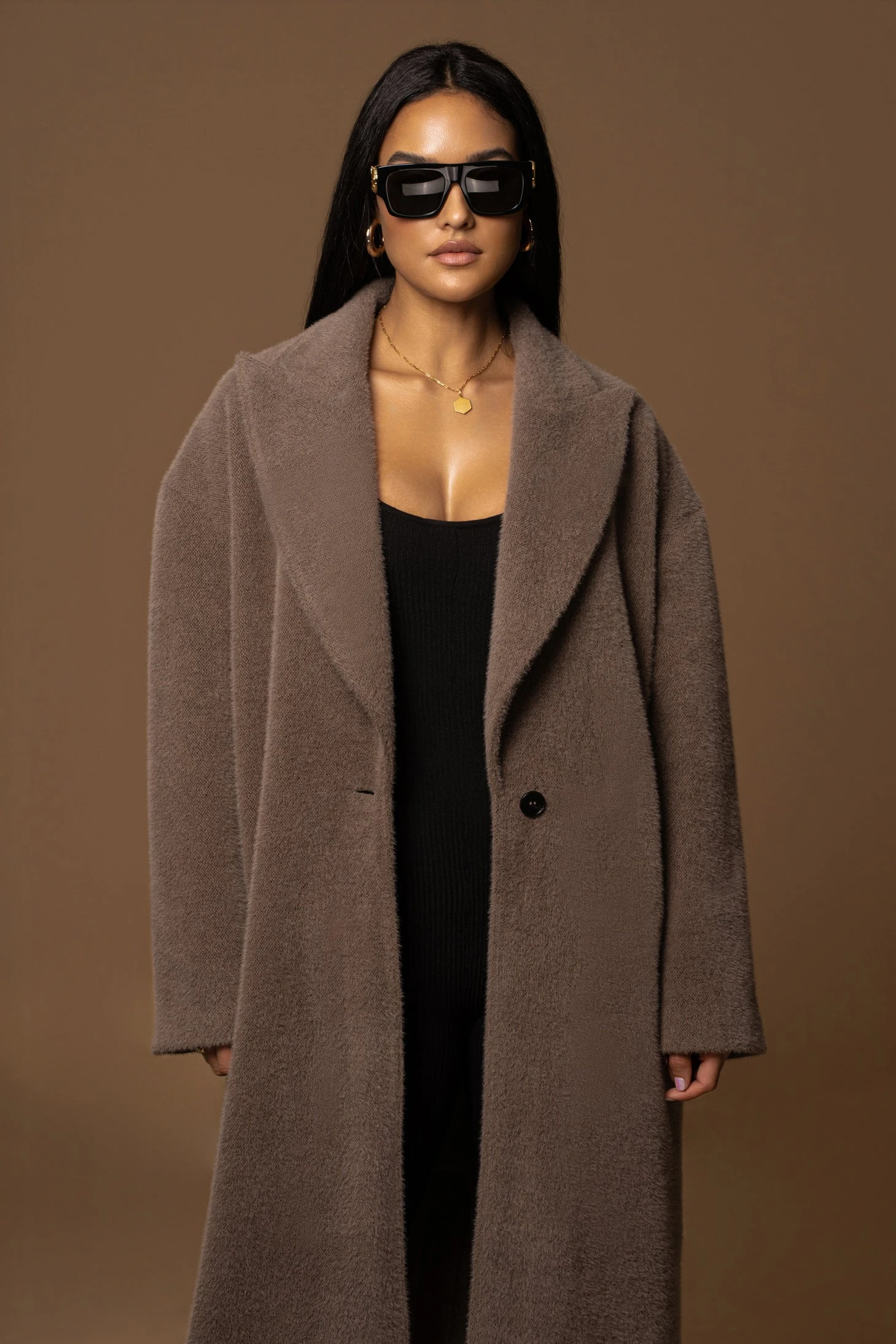 Acorn Chelsie Longline Coat 9 Acorn Chelsie Longline Coat - Image 7