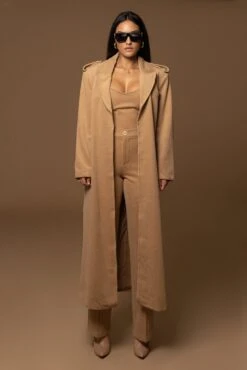 Camel Savannah Belted Wool Coat -Lady Clothing Store PRODUCT DEC122022 WINTER 20 f58a843e 765e 4165 b997 f151e7513f9e
