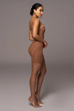 Pecan Unapologetic Mini Dress 12 Pecan Unapologetic Mini Dress -Lady Clothing Store PRODUCT DEC302022 VDAY 42