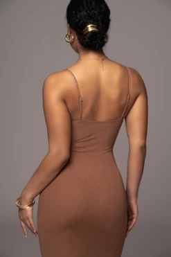 Pecan Rochelle Mesh Midi Dress -Lady Clothing Store PRODUCT DEC302022 VDAY 76