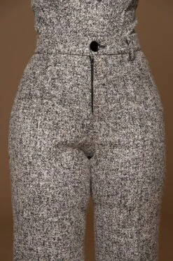 Lt. Grey Stay Sharp Tweed Trouser -Lady Clothing Store PRODUCT DEC302022 WINTER 49