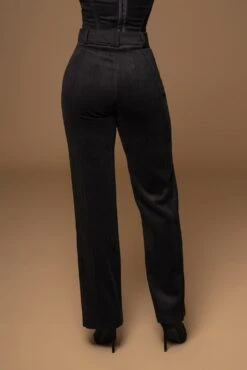 Noir Stay Sharp Wool Trousers -Lady Clothing Store PRODUCT DEC302022 WINTER 97