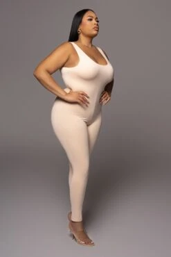 Cream Alo Double Layer Jumpsuit -Lady Clothing Store PRODUCT DEC32021 116