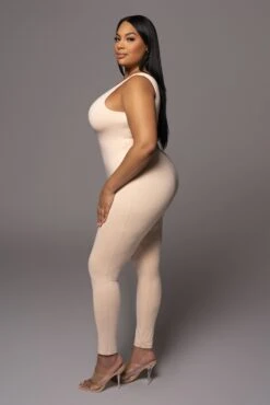 Cream Alo Double Layer Jumpsuit -Lady Clothing Store PRODUCT DEC32021 117