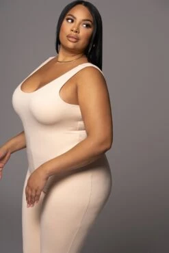 Cream Alo Double Layer Jumpsuit -Lady Clothing Store PRODUCT DEC32021 120