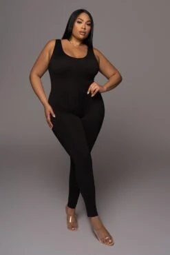 Black Alo Double Layer Jumpsuit -Lady Clothing Store PRODUCT DEC32021 122