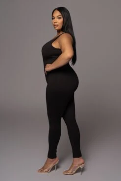 Black Alo Double Layer Jumpsuit -Lady Clothing Store PRODUCT DEC32021 125