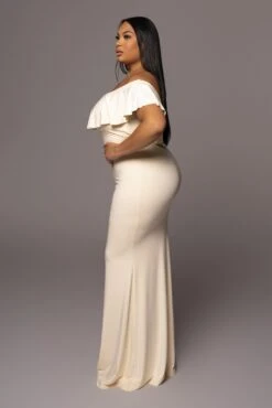 Buttercream Estelle Ruffled Maxi Dress -Lady Clothing Store PRODUCT DEC32021 185