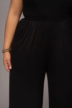 Jluxbasix Black Devyn Wide Leg Pants -Lady Clothing Store PRODUCT DEC32021 229