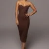Chocolate Shades Of You Bustier Dress 1 Chocolate Shades Of You Bustier Dress -Lady Clothing Store PRODUCT DEC82021 11