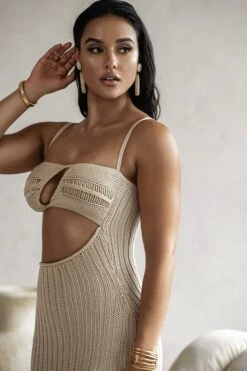 Beige Coastal Escape Dress -Lady Clothing Store PRODUCT FEB132023 CROCHET 16