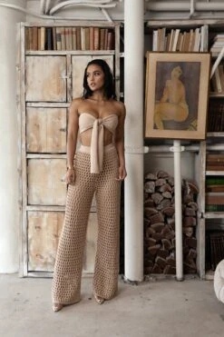 Sand Rio Two Piece Set -Lady Clothing Store PRODUCT FEB132023 CROCHET 238
