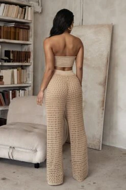 Sand Rio Two Piece Set -Lady Clothing Store PRODUCT FEB132023 CROCHET 243